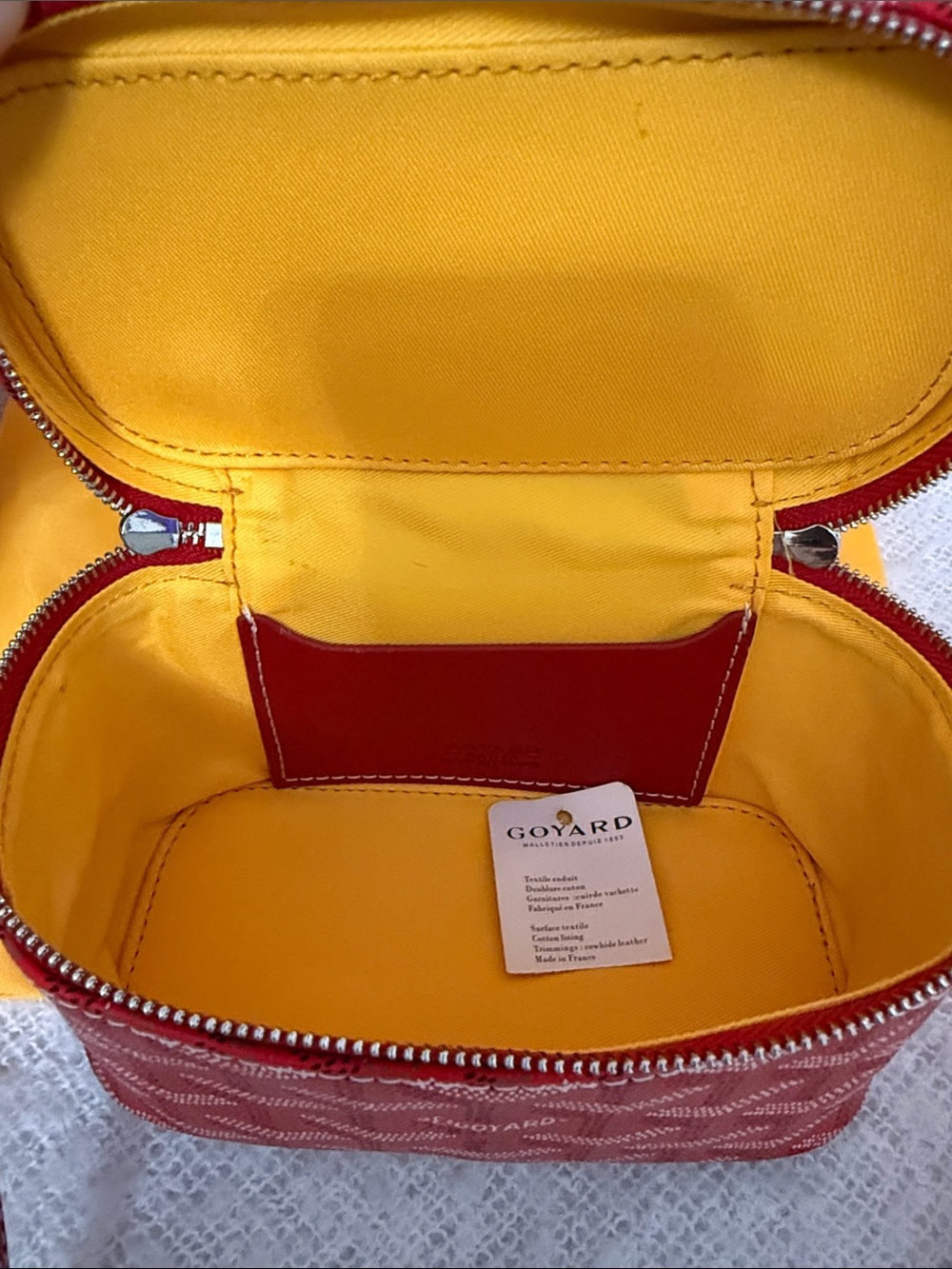 Goyard Red Mini Vanity Crossbody Bag - Picture 4 of 7